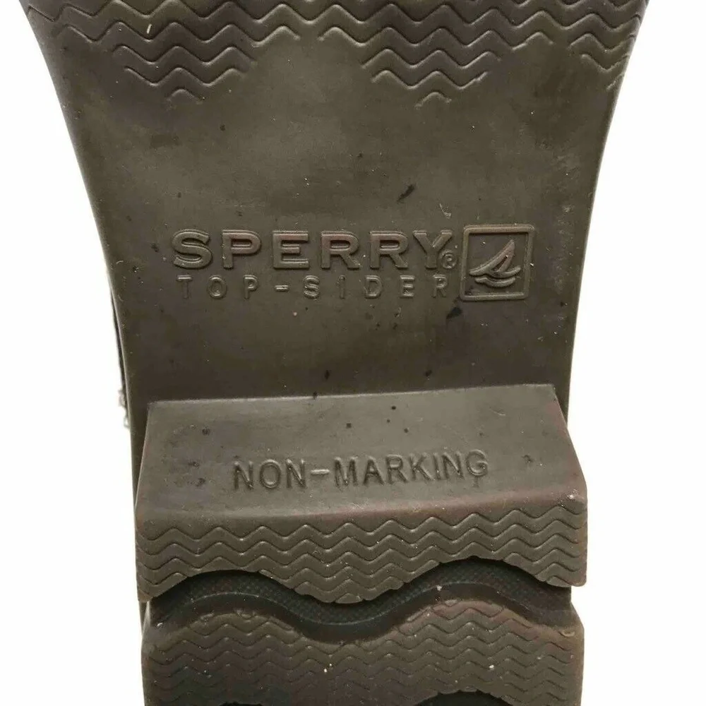 Sperry Top Sider Brewster Duck Boots Winter Rain Brown 13